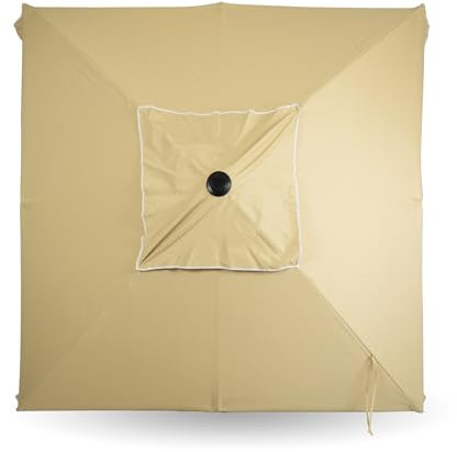 CREVICOSTA QUALITY MARK MARCAS DE CALIDAD - Sombrilla/Parasol cuadrada 2 x 2 m (Beige)