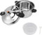 Pressure Cooker 80kpa Pressure Canner Dual Handle Stainless Steel Large Capacity Instant Kitchen Cookware for Gas Electric Stove (16L)