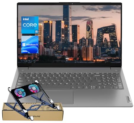Lenovo V15 G4 Laptop, 15.6’’ FHD Display, Intel Core i5-13420H (Beat i7-1260U), 40GB RAM, 1TB SSD, Business & Student Laptop for Office, School, Home Use, Win 11 Home, Grey, with PCO Laptop Cooler