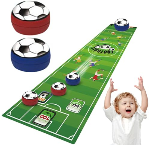 Tischspiele, Tisch-Curling für Erwachsene und Kinder, interaktives Eltern-Kind-Curling-Spiel, entwicklungsfördernde Spiele zum Stressabbau, Party, Fußball, Tischspiel