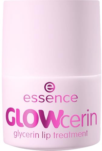 essence GLOWcerin glycerin lip treatment, Lippenmaske, Nr. 03, Pink, feuchtigkeitsspendend, glättend, pflegend, vegan, ohne Parabene, ohne Mikroplastikpartikel, Nanopartikel frei, 1er Pack (12g)