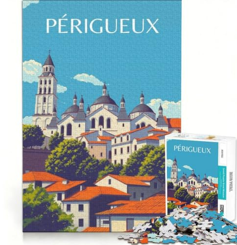 1000-teiliges Puzzle für Erwachsene, Familienspiel, Heimdekoration, geeignet für die Schreibtischdekoration 38x26cm