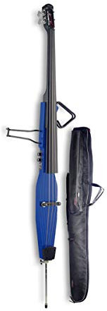 Stagg 25016215 EDB-3/4 TB ELectric Double Bass transparent blau