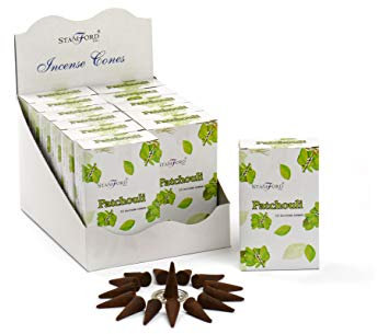 Stamford Räucherkegel Patschuli, Bunt, 12er-Packung