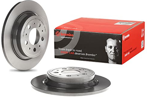 Brembo 08.7765.11 Hintere Bremsscheibe mit UV Lackierung, Anzahl 2