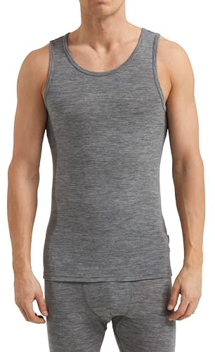 Dilling Herren Tanktop Merinowolle – Merino Unterhemd Baselayer, kratzfrei | Ärmelloses Merino Unterhemd aus Merinowolle, kratzfrei & temperaturregulierend, für Sport, Training und Alltag