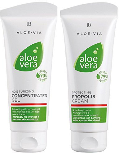 LR ALOE VIA Aloe Vera Intensiv-Feuchtigkeitspflege-Set (Konzentratgel und Propolis-Creme)