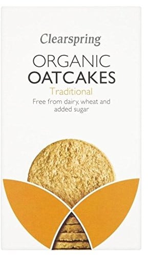 Clearspring Organic Traditional Oatcakes 200g - Pack of 2