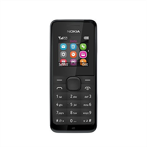 Microsoft Nokia 105 UK SIM-Free Mobile Phone - Black