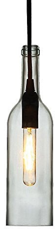 Lampadario LED da soffitto a forma di bottiglia in vetro Trasparente V-TAC