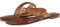 Tory Burch Thora Damen Zehensandalen flach, Beige (Royal Tan), 38 EU