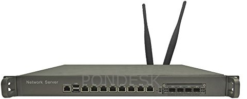 PICOPC Perfect NGFW 8 LAN SFP 1U Rackmount Server (i7-4790K Processor (up to 4.40 GHz), WiFi / 16GB RAM / 240GB SSD/Fiber Ports)
