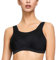 Deyllo Damen Sport BH Große Brüste starker Halt Sport-BHS Ohne Bügel für Fitness Joggen Lauf Yoga(Schwarze,34DD / 75E)