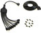 schwarz 4pin1m LED Verlängerungskabel LED Splitter Kabel Y Splitter Verteiler Kabel LED Stripe Verbinder SMD 5050 3528 RGB LED Streifen“MEHRWEG”