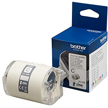 Brother BA77932 CK-1000 Reinigungsrolle, 50 mm breit, 2 m lang für Etikettendrucker VC-500W