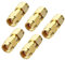 TengKo RF Coaxial Adapter Connector SMA Coax Jack Connector SMA Male to Male (5 PCS)