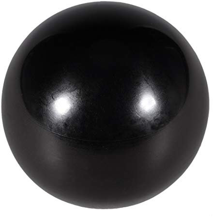 sourcing map 10 Stücke Ball. Drehknopf M6Maschinen Griff 30mm Durchmesser Glatt Rim Schwarz DE de