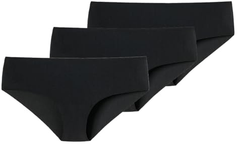 Schiesser - Invisible Light - Panty - 3er Pack (44 Schwarz)
