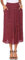 Parabler Damen Hohe Taille Röcke Retro Maxirock Polka Dot Rock Lang Herbst und Winter Elegant Faltenrock mit Tasche Rot XXL
