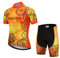 Radtrikot und Shorts Set Herren Atmungsaktiv Bike Shirt Sommer Outdoor Jugend Fahrradbekleidung - - X-Groß