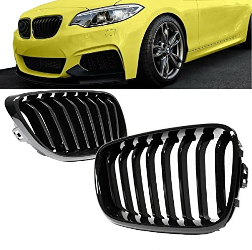 DM Autoteile Sport-Performance Kühlergrill Grill Schwarz Glänzend passend für 2er F22 F23