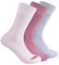 Timberland Women's 3-Pack Ribbed Marled Boot Socks, Cameo Rose, One Size