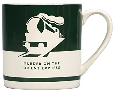 Half Moon Bay Agatha Christie - Everyday Mugs - Agatha Christie Mug - Murder On The Orient Express