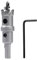 Dribotway Scie cloche bimétallique - 22 mm - En métal dur - Robuste - Qualité industrielle - En acier inoxydable - Pour bois mental, acier inoxydable, plastique, cuivre