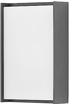 Block - Aplique de Pared Exterior LED Luz Neutra 4000K Moderno para Terraza y Jardín de Aluminio Gris Antracita
