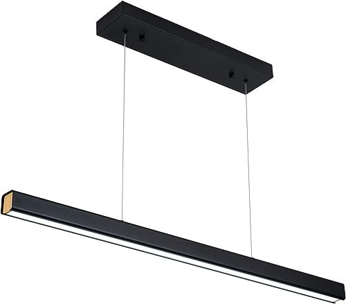 Lineare Pendelleuchten, Kücheninsel, Moderne Billardtisch-Inselleuchte Für Küche, Esszimmer, Leuchte, Dimmbare Leuchten, Deckenleuchte Mit Fernbedienung