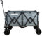 FROSAL Faltbarer Bollerwagen Anton grau Platzwunder Strandwagen Kinder Transportwagen Handwagen groß XXL