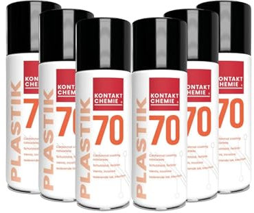 6 Stück Kontakt Chemie® Leiterplatten-Schutzlack | PLASTIK 70 | je 200ml
