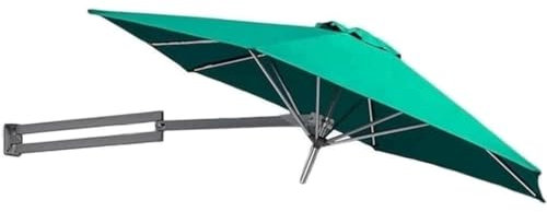 Sonnenschirm Marktschirm Gartenschirm Wandmontierter Terrassenschirm für den Außenbereich, Außenschirm mit stärkerem Rahmen und 8 Rippen, neigbarer Sonnenschirm aus Aluminium Terrassenschirm Sonnensch