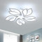 Dorlink LED Ceiling Light, 65W 5850LM Modern Design Ceiling Lighting, 5 Lights Living Room Ceiling Light Acrylic White Flower Fittings Ceilings for Bedroom, Kitchen, Dining Room 6500K Cool White