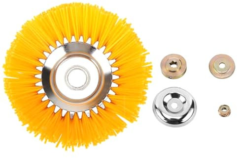 Remingtape Tête de Coupe-Herbe Universelle de 8 Pouces, Roue en Fil de Nylon, Brosse de Désherbage, Brosse Rotative pour Mauvaises Herbes de Jardin et Pelouse
