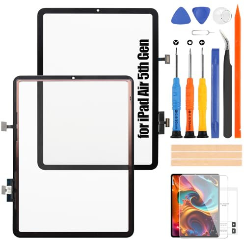 Para iPad Air 5 2022 A2588 Pantalla Táctil - para iPad Air5 (5th Gen) Digitalizador Pantalla de Reemplazo para iPad Air5 10.9 Cristal Pantalla Táctil Panel Kit Piezas de Reparación