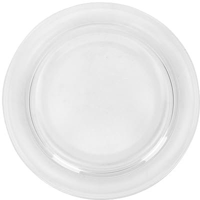 FUNOMOCYA Glas Mikrowellenteller Drehteller 27cm Hitzebeständig Mikrowellenzubehör Ersatzplatte Für Mikrowellenherde