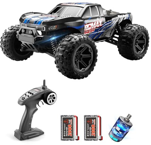 dexinco 1/14 Ferngesteuertes Auto, RC Auto,38 km/h Hochgeschwindigkeits, Wasserdichter 4x4 RC Monster Truck, 1500 mAh Akku, perfektes ferngesteuertes Modellauto für Teenager