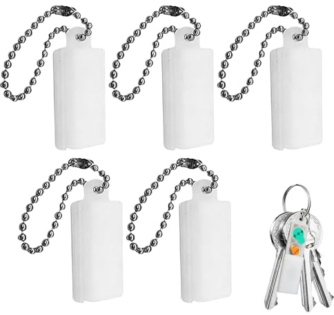 Battery Holder Storage - 5 Travel Cases with Keyring, Waterproof Protective Accessories for Audiphones, Lightweight Travel Organizer for Outdoor and Pro Travel