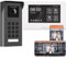 Balter ENTRI M Aufputz Video Türsprechanlage mit 7 Zoll WLAN Touchscreen HD Monitor, 2-Draht Türklingel mit Kamera und WiFi Mobile Smartphone App Türöffner Funktion für 1 Familienhaus Set