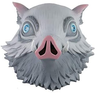 Daiendi Inosuke Hashibira Kostüm Inosuke Schweinekopfmaske Demon Hashira Anime Halloween Karneval