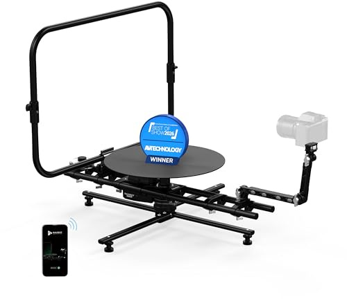 RAUBAY Motorized 360 Camera Spinner Pro, App Control, 360SP