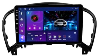 Android 15 Double DIN Autoradio 9 Zoll Car Touch Screen für Nissan Juke YF15 2010-2014 mit Rückfahrkamera Mirror Link BT Carplay GPS FM RDS SWC WiFi Cooling Fan Multimediaplayers(EP60 6+128G)