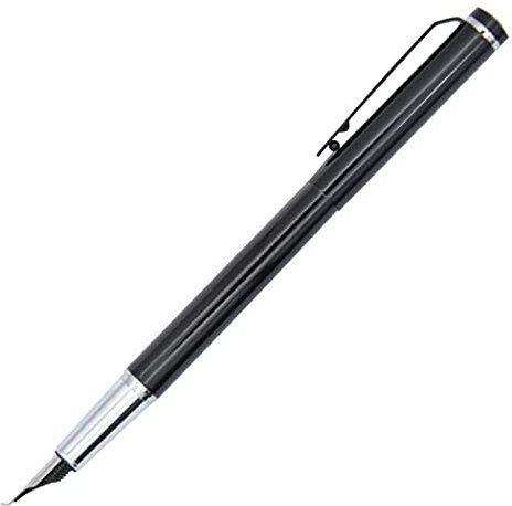 Gullor Advanced Jinhao Calligraphy Fountain Pen 101 Black with Silver