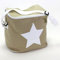Kühltasche Kühlbox Tasche Isotasche Kühl Picknicktasche beige weiß Stern NEU OVP