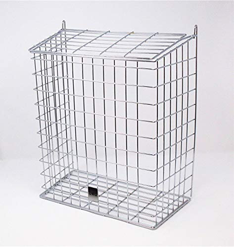 DWD (TM) Large Chrome Plated Letter Box Door Cage Guard