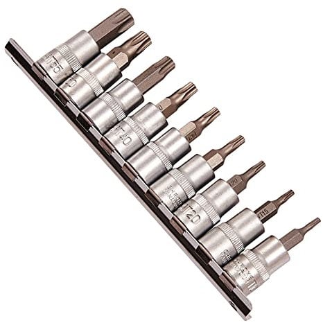 Amtech I8200 10 Piece 9.5mm (3/8) Torx Socket Set