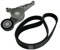 SKF VKMA 31054 Spannrollensatz für Nebentrieb, black