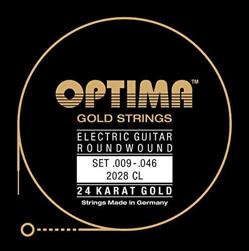 Optima Cuerdas Guitarra Eléctrica Gold Strings Round Wound Set 2028 CL