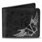 Buckle-Down Herren Bifold Wallet Black Veil Brides Reisezubehör-Bi-Fold-Brieftasche, Mehrfarbig, 4.0 x 3.5